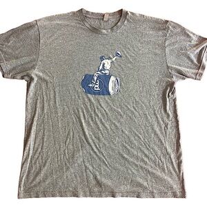 Vintage Tee with beer can bull riding graphic